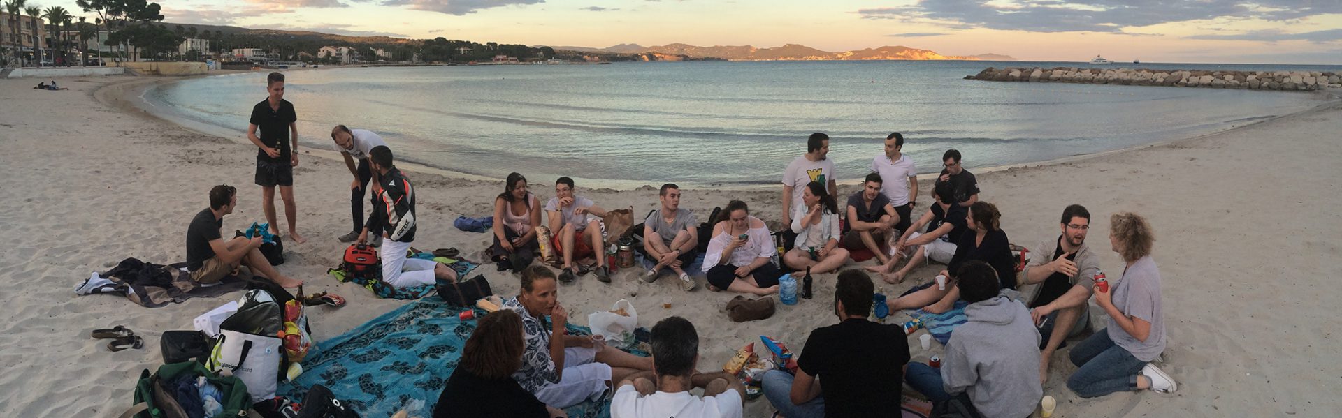 Un moment de détente et de partage en fin d’année académique.